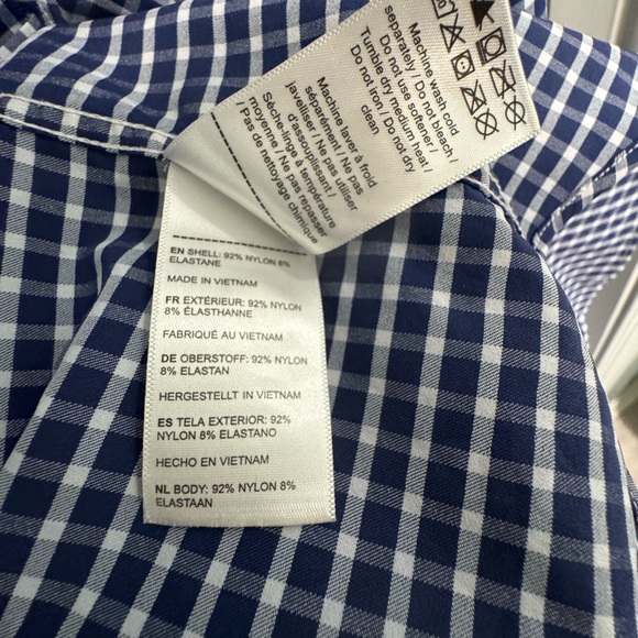 Untuckit Shirt‎ | Men's Blue/white Gingham Plaid Button Up Large Great Condition - Picture 9 of 12